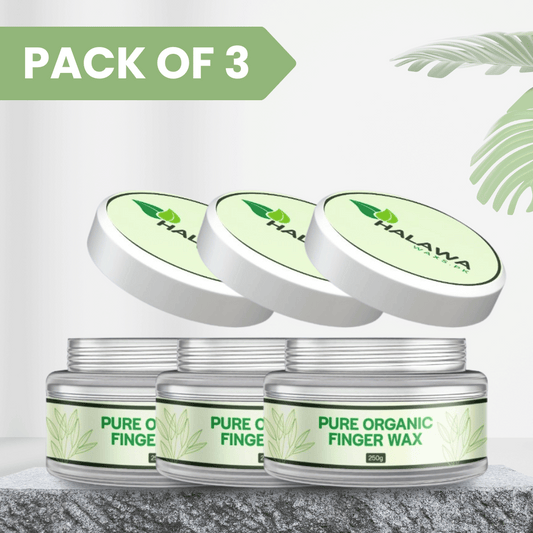 Pure Halawa Finger Wax – Hair Removal Wax (Pack of 3)