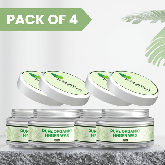 Pure Halawa Finger Wax – Hair Removal Wax (Pack of 4)
